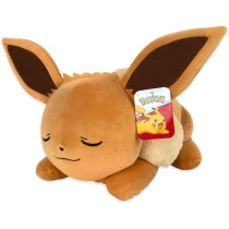 Plush - BANDAI - Pokémon - Evoli (Eevee) 40cm - Soft sleeping Pokémo