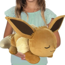 Plush - BANDAI - Pokémon - Evoli (Eevee) 40cm - Soft sleeping Pokémo