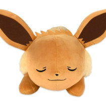 Plush - BANDAI - Pokémon - Evoli (Eevee) 40cm - Soft sleeping Pokémo