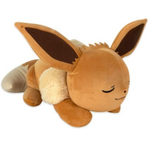 Plush - BANDAI - Pokémon - Evoli (Eevee) 40cm - Soft sleeping Pokémo