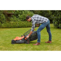 BLACK & DECKER Lawnmower 38cm 1600W - Handle Bike BEMW471BH