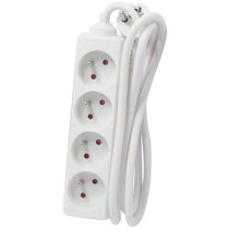 Chacon Party Multiprise Bloc 4 sockets 16a 5m White