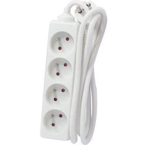 Chacon Party Multiprise Bloc 4 sockets 16a 5m White