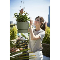 Elho flower pot to hang greenville 24 - exterior - Ø 23.9 x h 20.3 cm