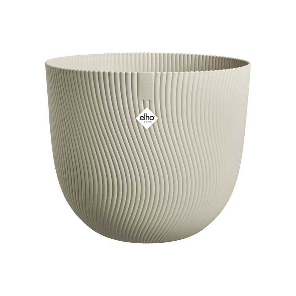 Pot de fleurs - ELHO - Sereh Rond 47 - Beige - Ø 47 x H 40 cm - 100%