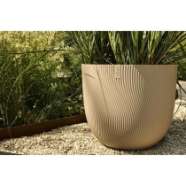 Pot de fleurs - ELHO - Sereh Rond 47 - Beige - Ø 47 x H 40 cm - 100%