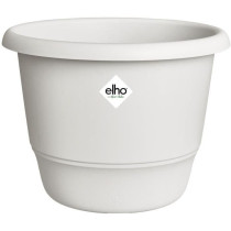 Pot de fleurs - ELHO - Amiga Rond 30 - Blanc - L 30 x B 29.5 x H 22 cm