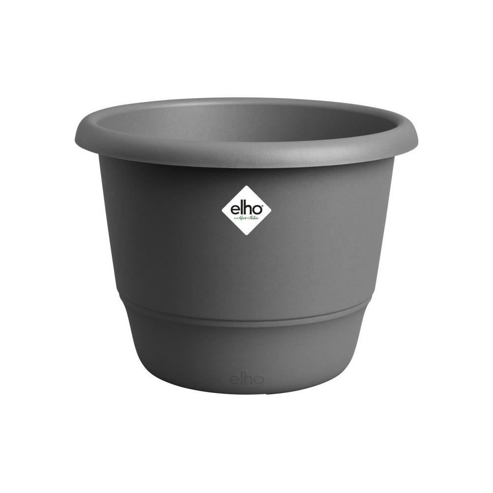 Flowerpot - ELHO - Amiga Round 47 - Black - Ø 47 x H 35 cm - Outdoor