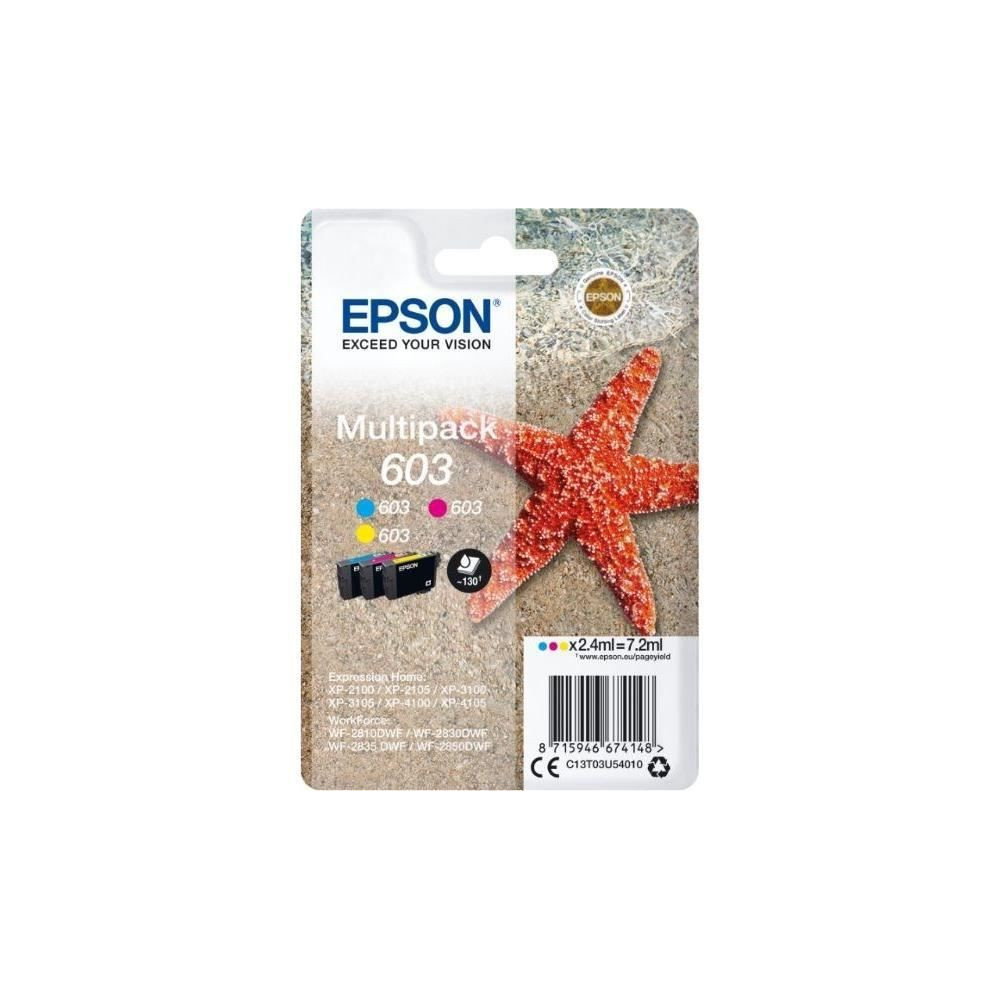 Encre - EPSON - Multipack 3 couleurs - Étoile de mer 603