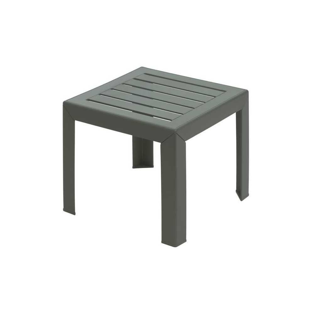 Table basse - GROSFILLEX - Miami - Forest green - 40x40 - Résine