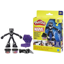 Play-Doh Black Panther, Sharp Claws with Flexible Figure and Modeling