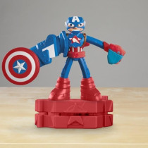 Play-Doh Captain America, Stamper Shield set with flexible figure, acc