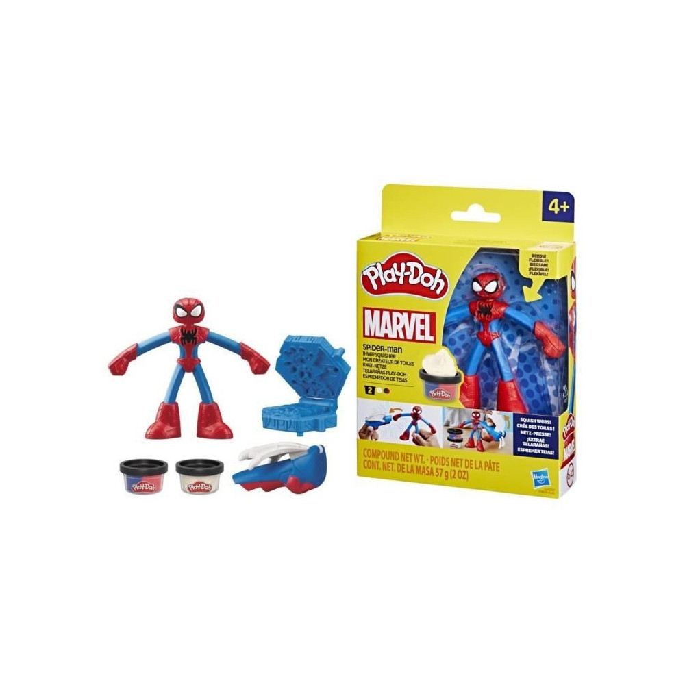 Play-Doh Spider-Man, My Web Creator box with flexible figure and model