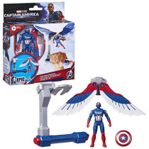 Captain America Flight Controls Figure, Marvel Epic Hero Series Captai