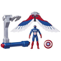 Captain America Flight Controls Figure, Marvel Epic Hero Series Captai