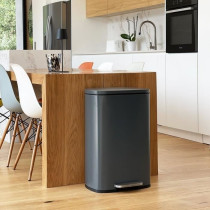 Kitchen pedal bin - ADMIRAL - KITCHEN MOVE - 50L - Design - Matt grey