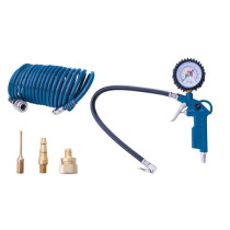 Set of 5 SCHEPPACH accessories (inflation gun, 5M hose and 3 inflation