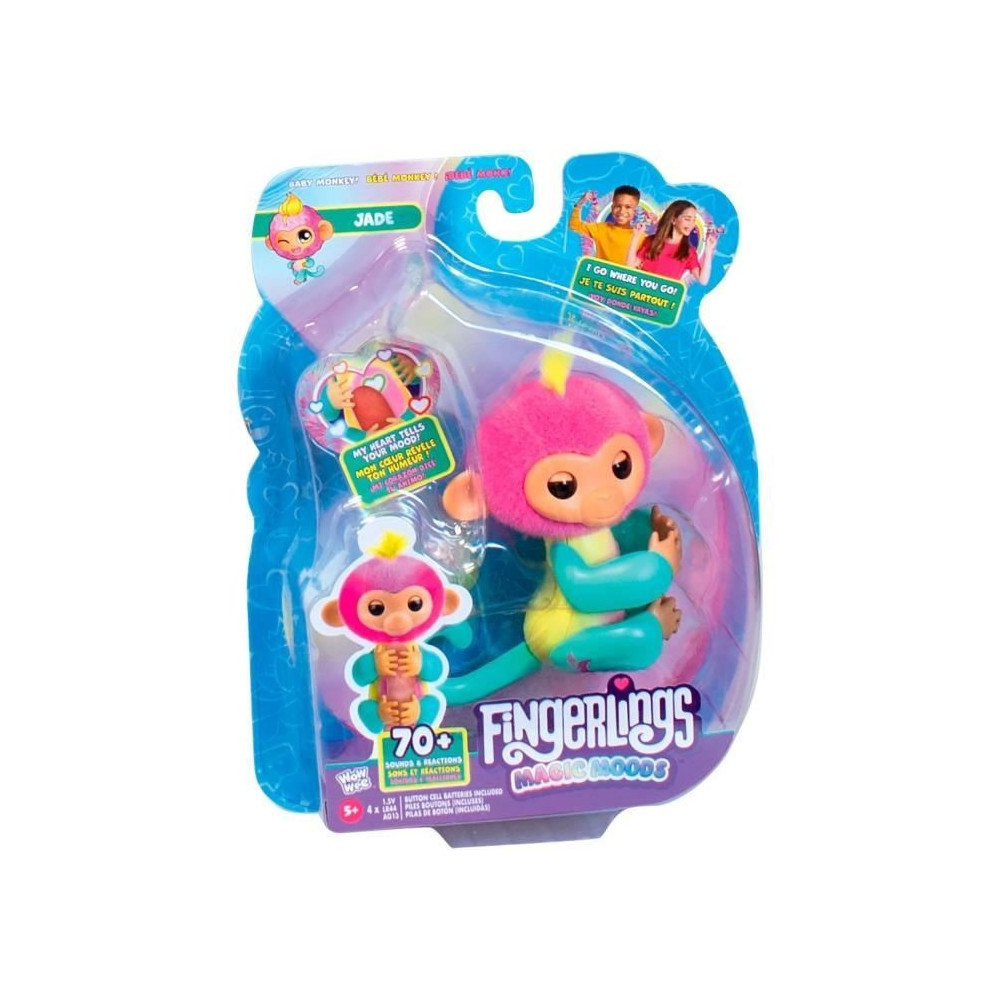 Fingerlings - LANSAY - Magic Moods Jade - Jeu de récré - Des 5 ans