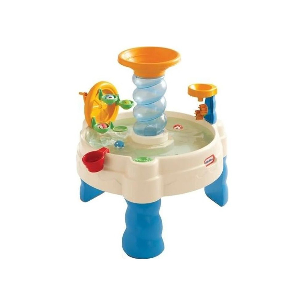 Table de Jeux d'Eau Bleue - LITTLE TIKES - Table d'Eau Spirale - PVC -