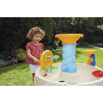 Table de Jeux d'Eau Bleue - LITTLE TIKES - Table d'Eau Spirale - PVC -