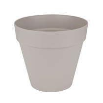 Elho Round flower pot with Urban loft wheels - Ø 50 cm - Hot gray