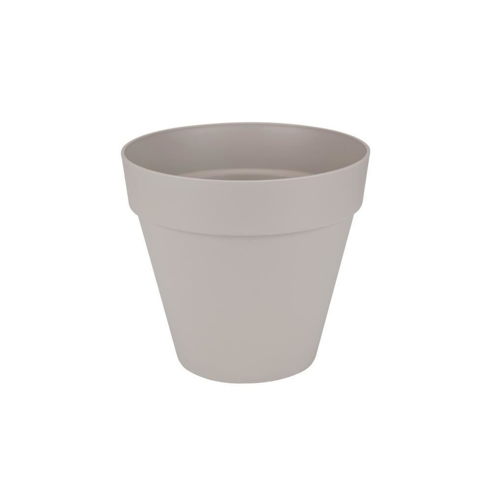 Elho Round flower pot with Urban loft wheels - Ø 50 cm - Hot gray