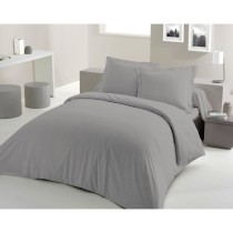 LOVELY HOME DUVET SET - 220x240 cm - 100% COTTON - LIGHT GRAY