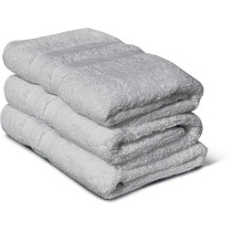 Set of 3 towels - LOVELY HOME - 3 Towels 50 x 100 cm - Light gray