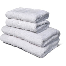 LOVELY HOME Set of 2 towels + 2 shower sheets 100% cotton - 50x100 cm