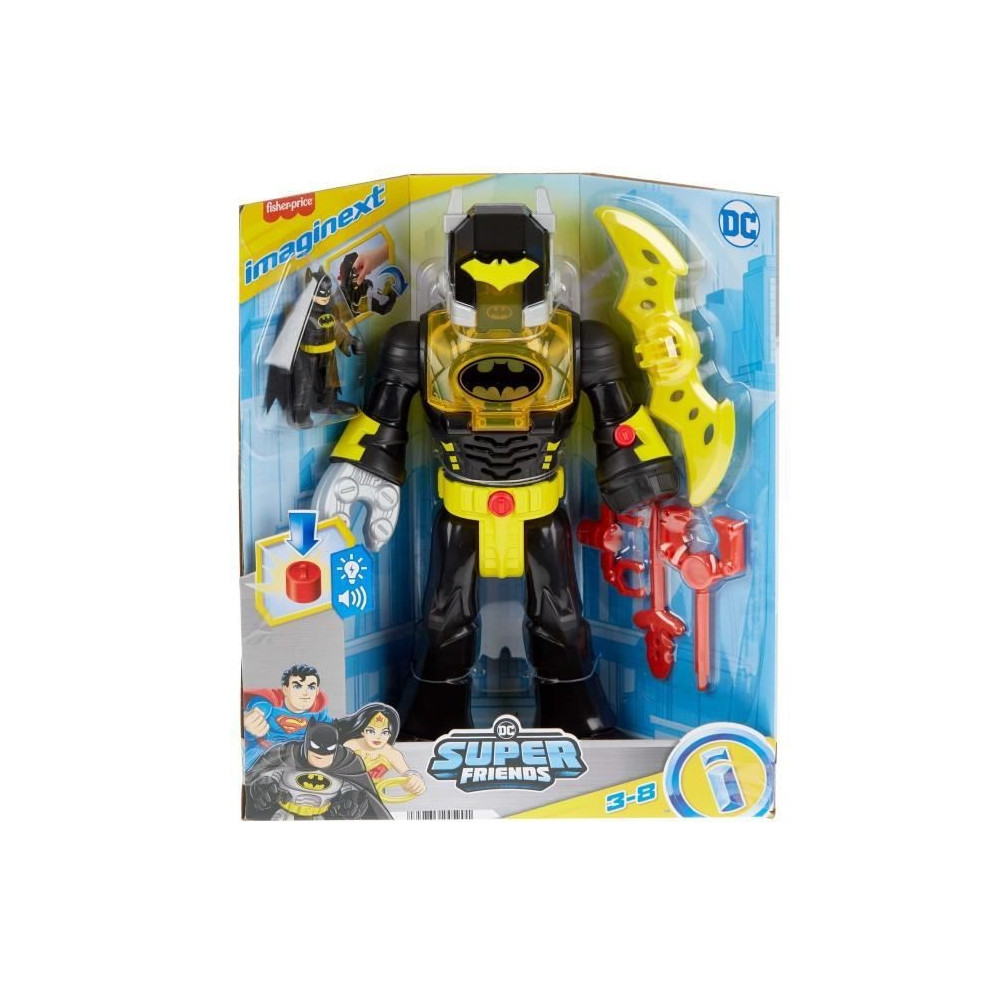 Fisher-Price-DC Super Friends Batman dans son Exosquelette-robot - Ima