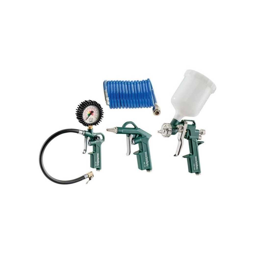 METABO - LPZ 4 Compressed Air Tool Set (blow gun, tire inflation gun,