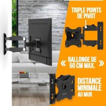 NANOOK Full Motion Tilt TV Wall Mount Bracket for 19-43 Inch TVs - Wal