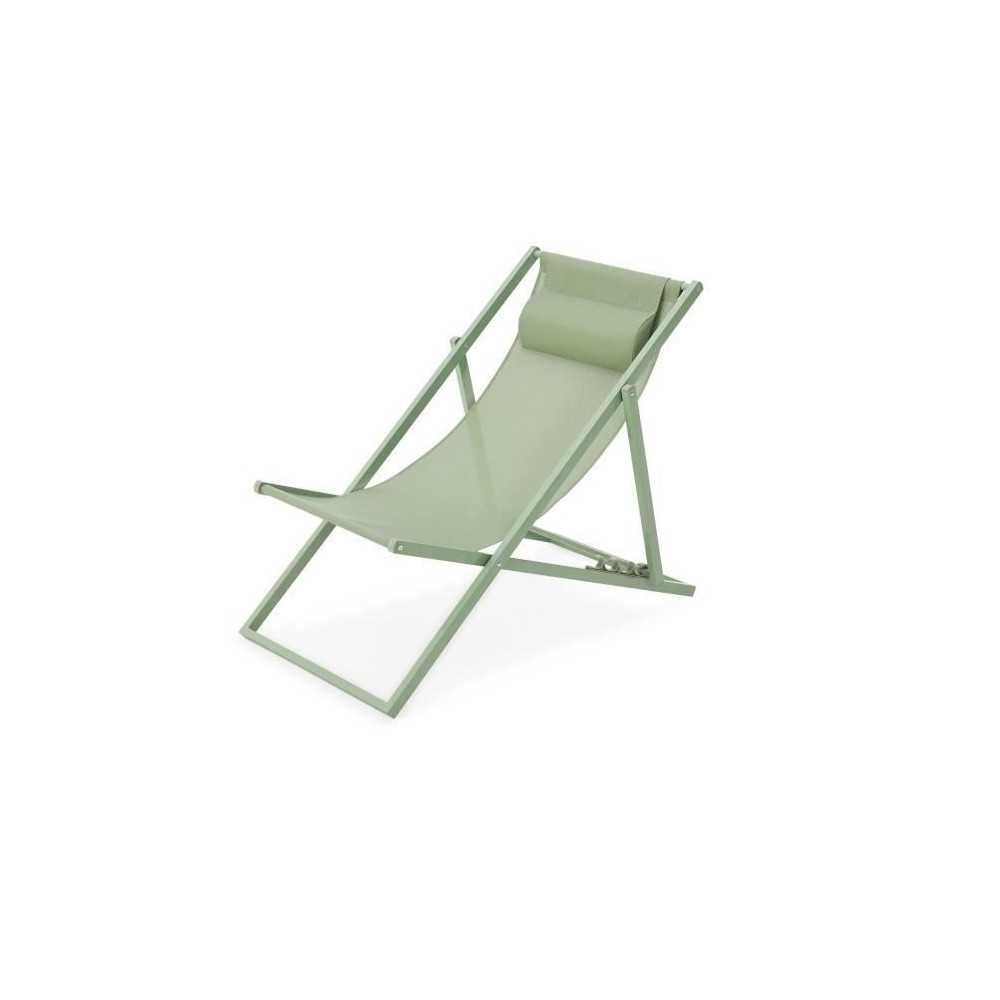 Chilienne PAROS - Structure en acier - L 63 x P 104 x H 85 cm Vert kak