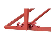 Chilean Paros - Steel structure - L 63 x D 104 x H 85 cm - Terracotta