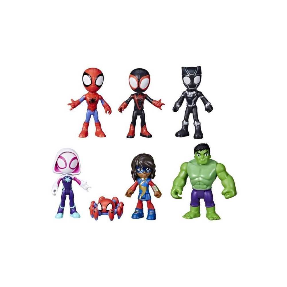 Spidey box set of 7 collectible figurines, Marvel Spidey and His Amazi