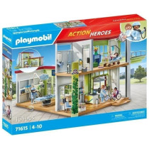 PLAYMOBIL 71615 Hôpital aménagé, Action Heroes, L'hôpital, 165 pie