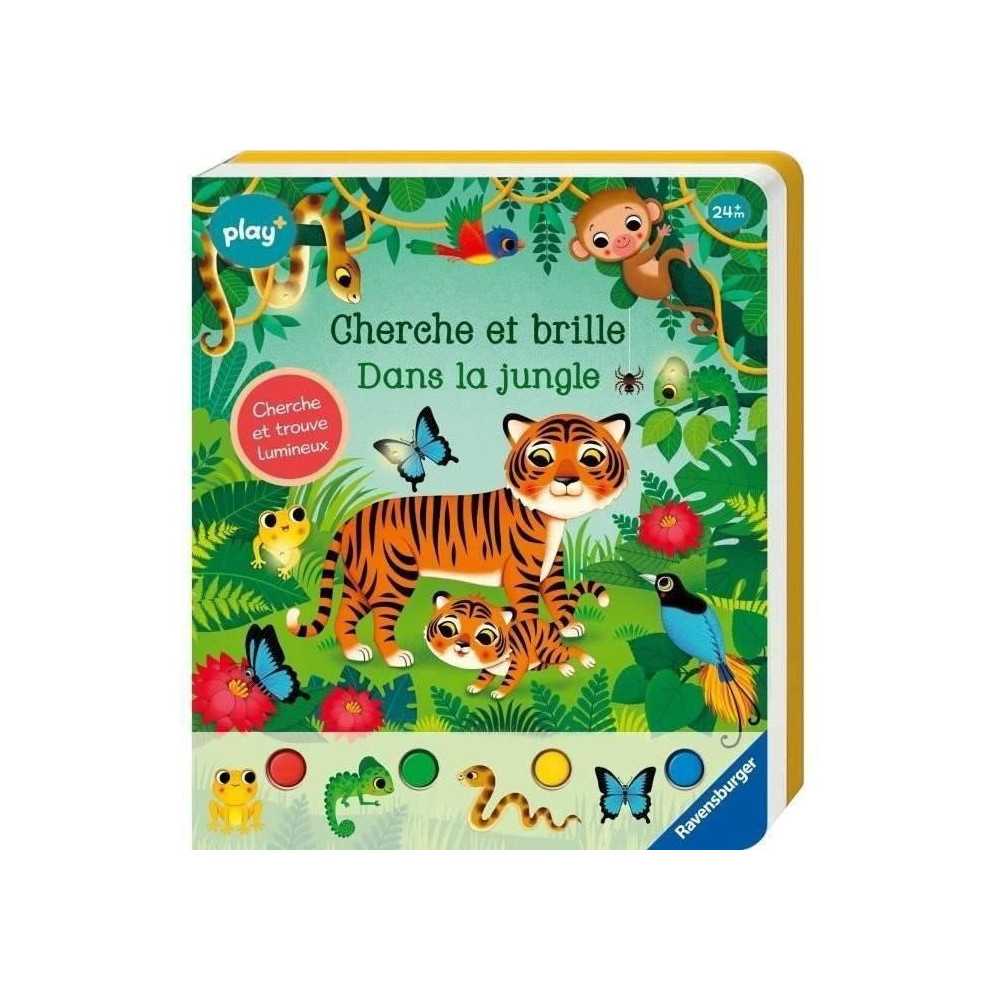 Ravensburger play+, Seek and shine - In the jungle, Book, Early childh