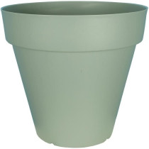 RIVIERA SOLEILLA round flower box - Plastic - Diameter 50 cm - Clay gr