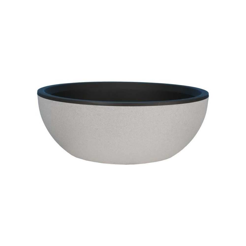 Riviera - Flower pot - Granite D40 - Stone