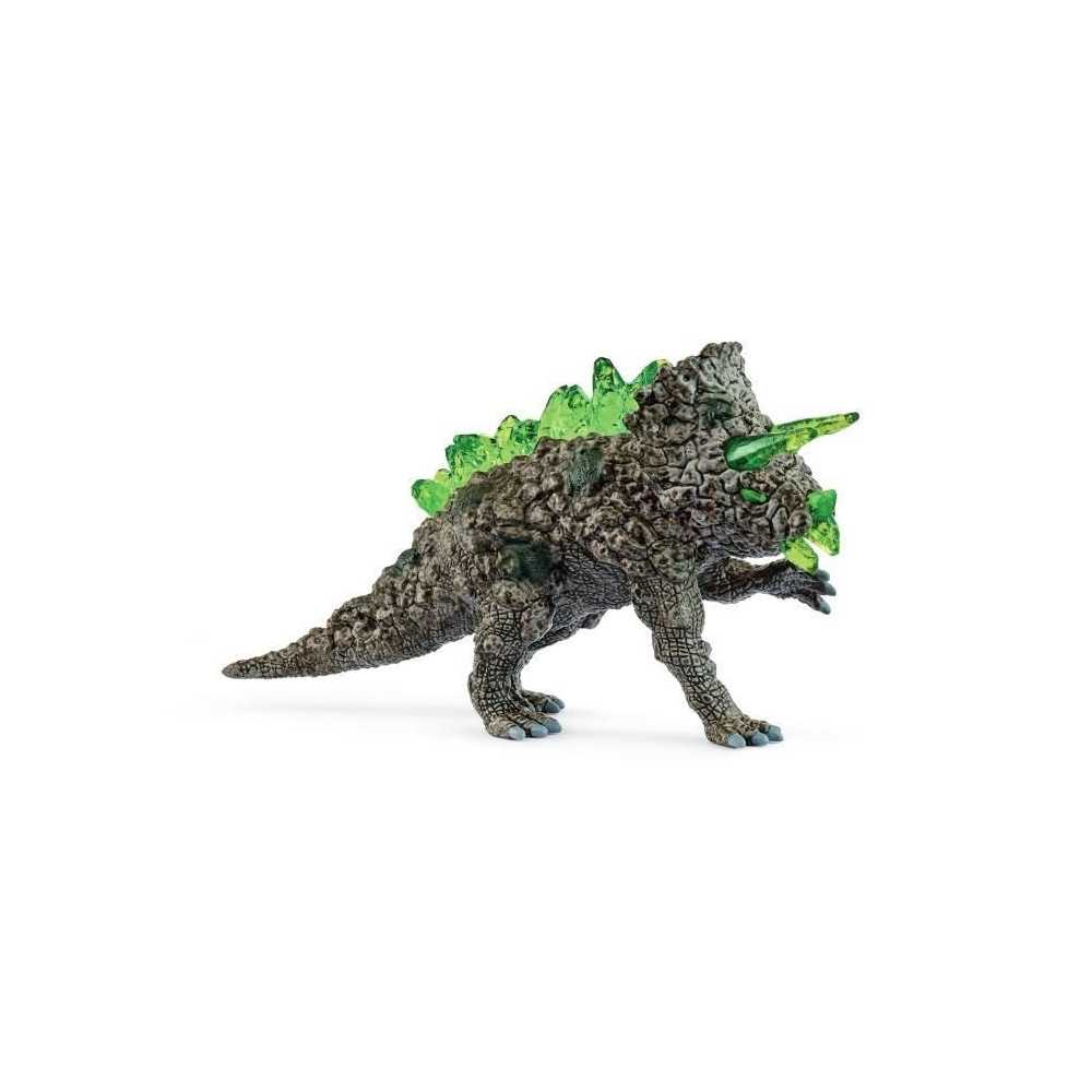 Stone Triceratops Figurine, SCHLEICH 70828 Eldrador, Ages 4