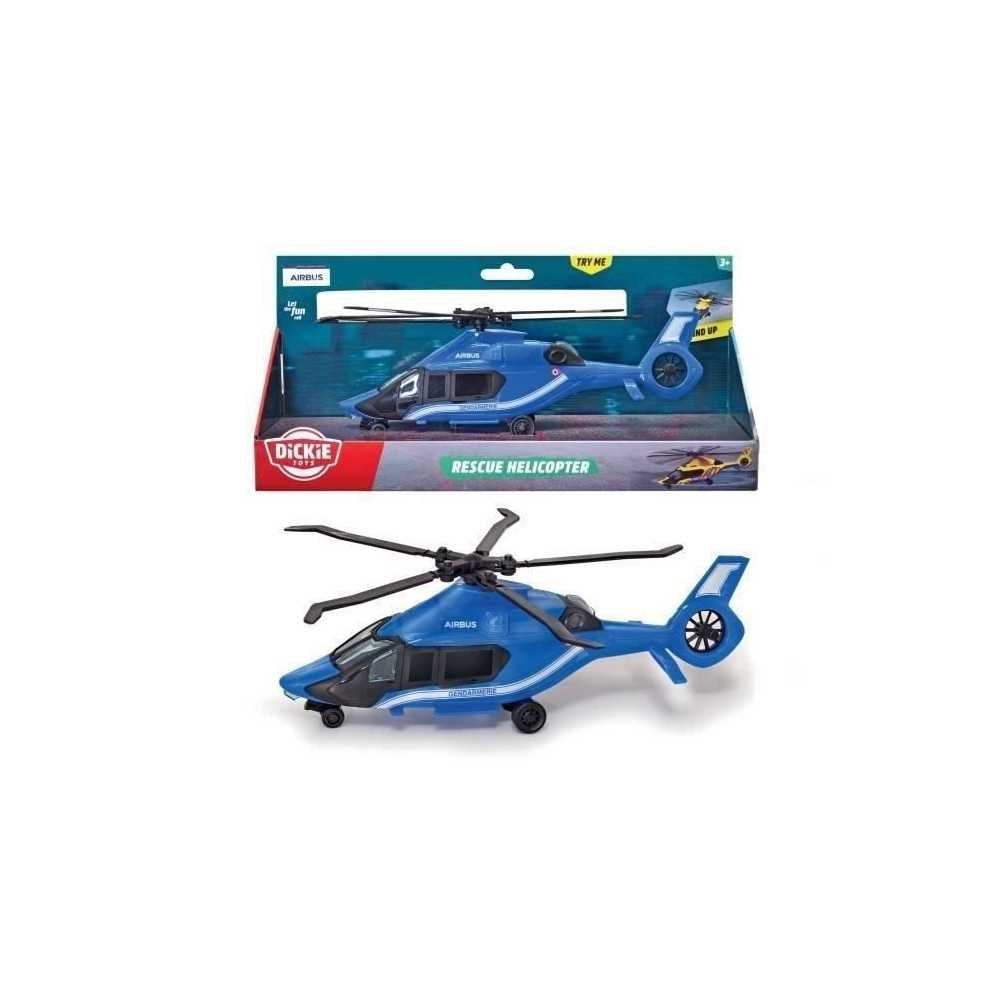 Airbus Gendarmerie Helicopter 23cm - Dickie - Free Wheels - Blue - Mix