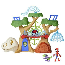 Spidey Dino-Webs Forest Base Playset, Superhero Figures and Accessorie