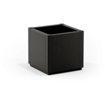 Flower box - ETHICA - Graphite - Square - 38 L - STEFANPLAST