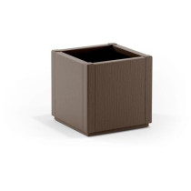 Flower box - ETHICA - Taupe - Square - 38 L - STEFANPLAST