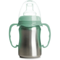 Tasse d'apprentissage - THERMOBABY - Inox - 180 ml - Vert Cactus - Erg