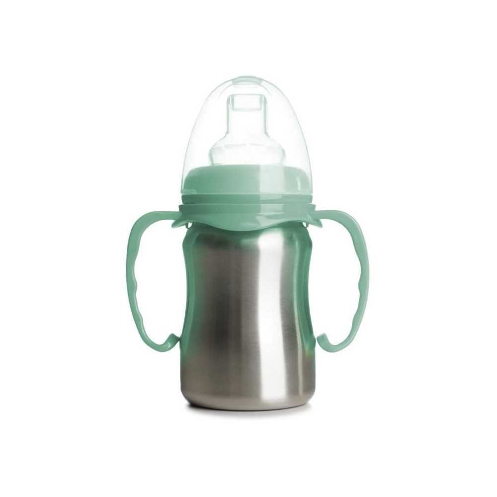 Tasse d'apprentissage - THERMOBABY - Inox - 180 ml - Vert Cactus - Erg