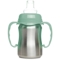 Tasse d'apprentissage - THERMOBABY - Inox - 180 ml - Vert Cactus - Erg