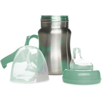 Tasse d'apprentissage - THERMOBABY - Inox - 180 ml - Vert Cactus - Erg