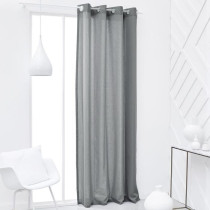 TODAY eyelet curtain - 140x240cm - 100% Cotton - Steel