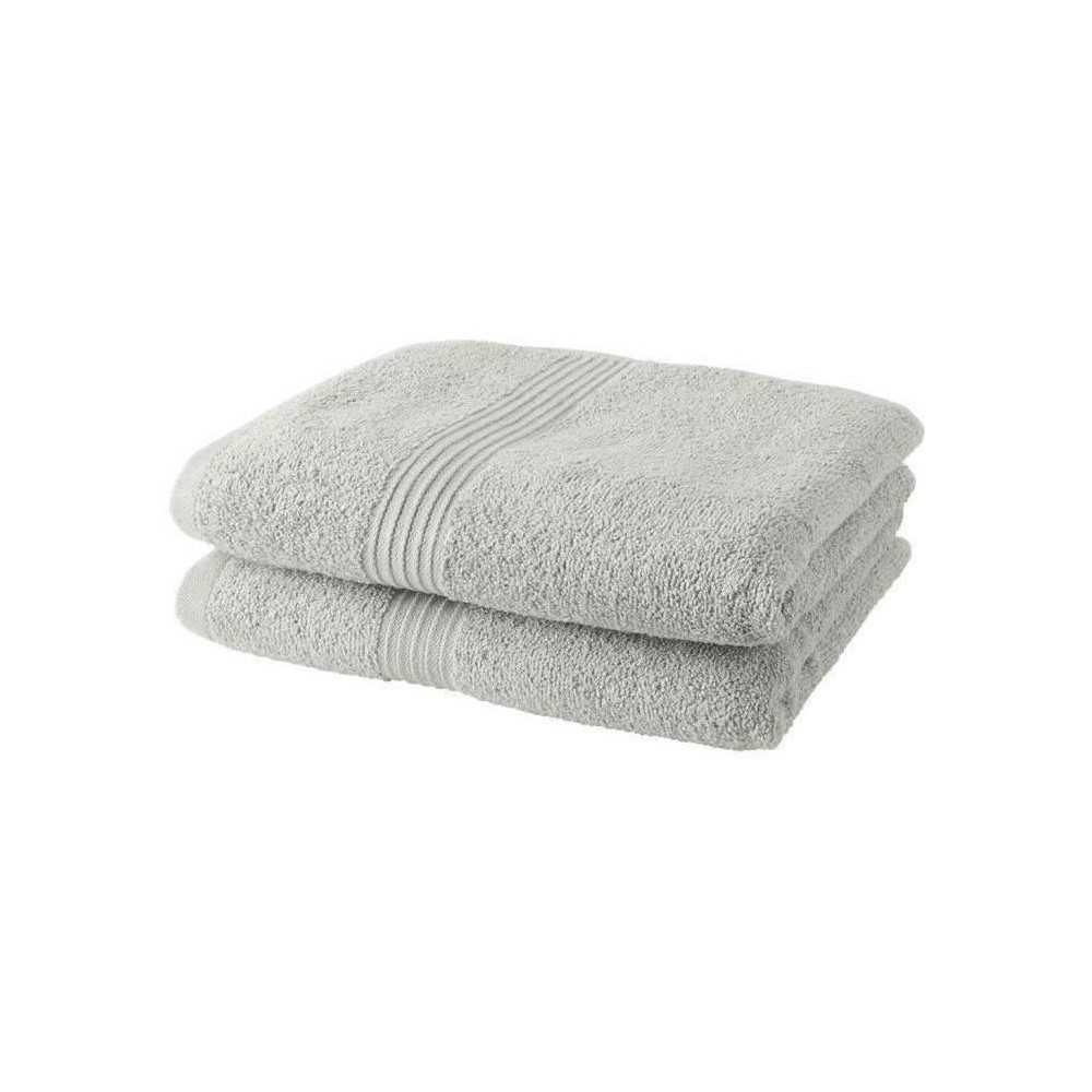 Set of 2 TODAY towels 50x90 cm 100% Cotton - Chalk